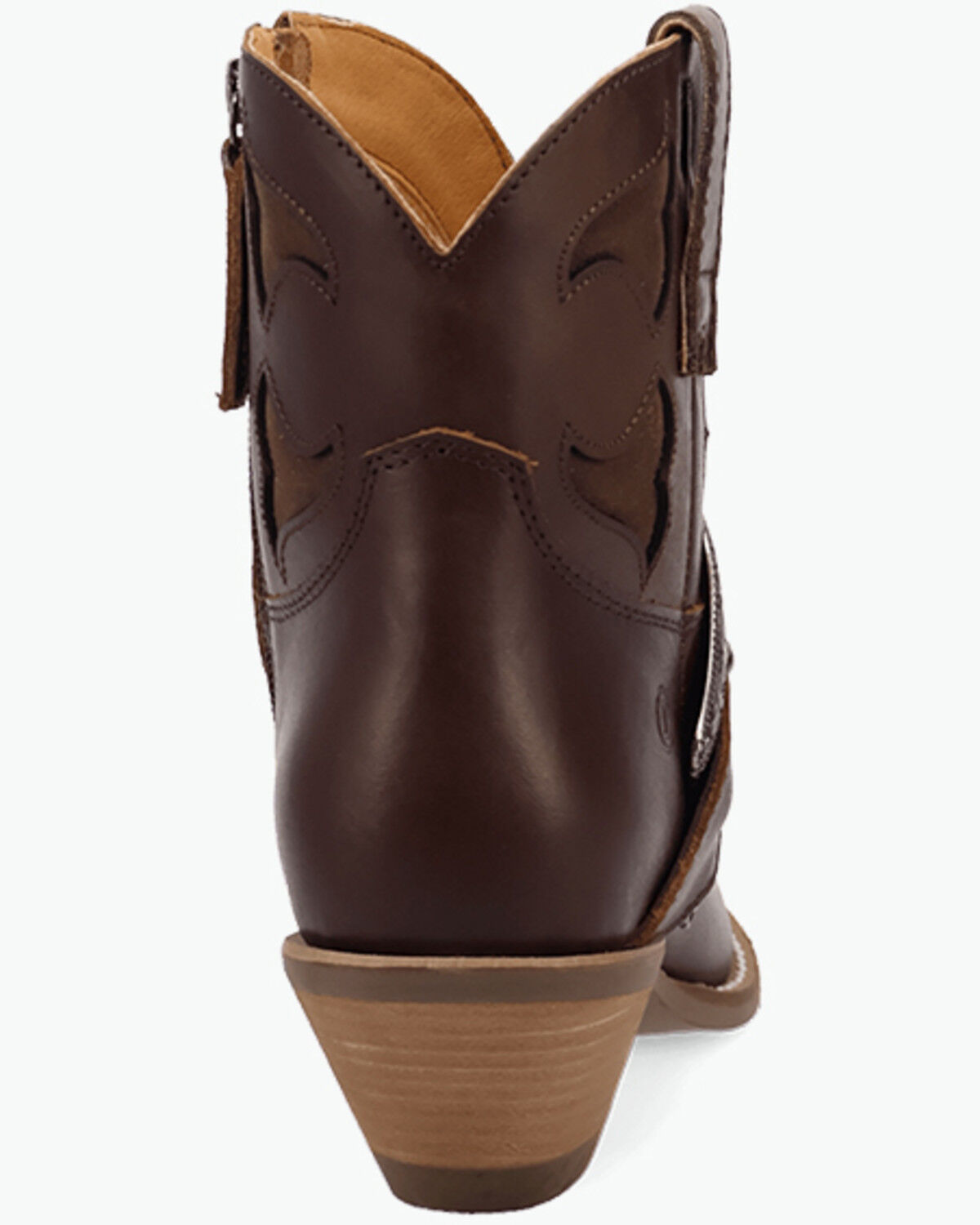 Image #5 - Dingo Women's Saddle Up Buckle Western Boots - Snip Toe, Brown, hi-res