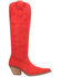 Image #2 - Dingo Women's Thunder Road Tall Western Boots - Snip Toe, Red, hi-res