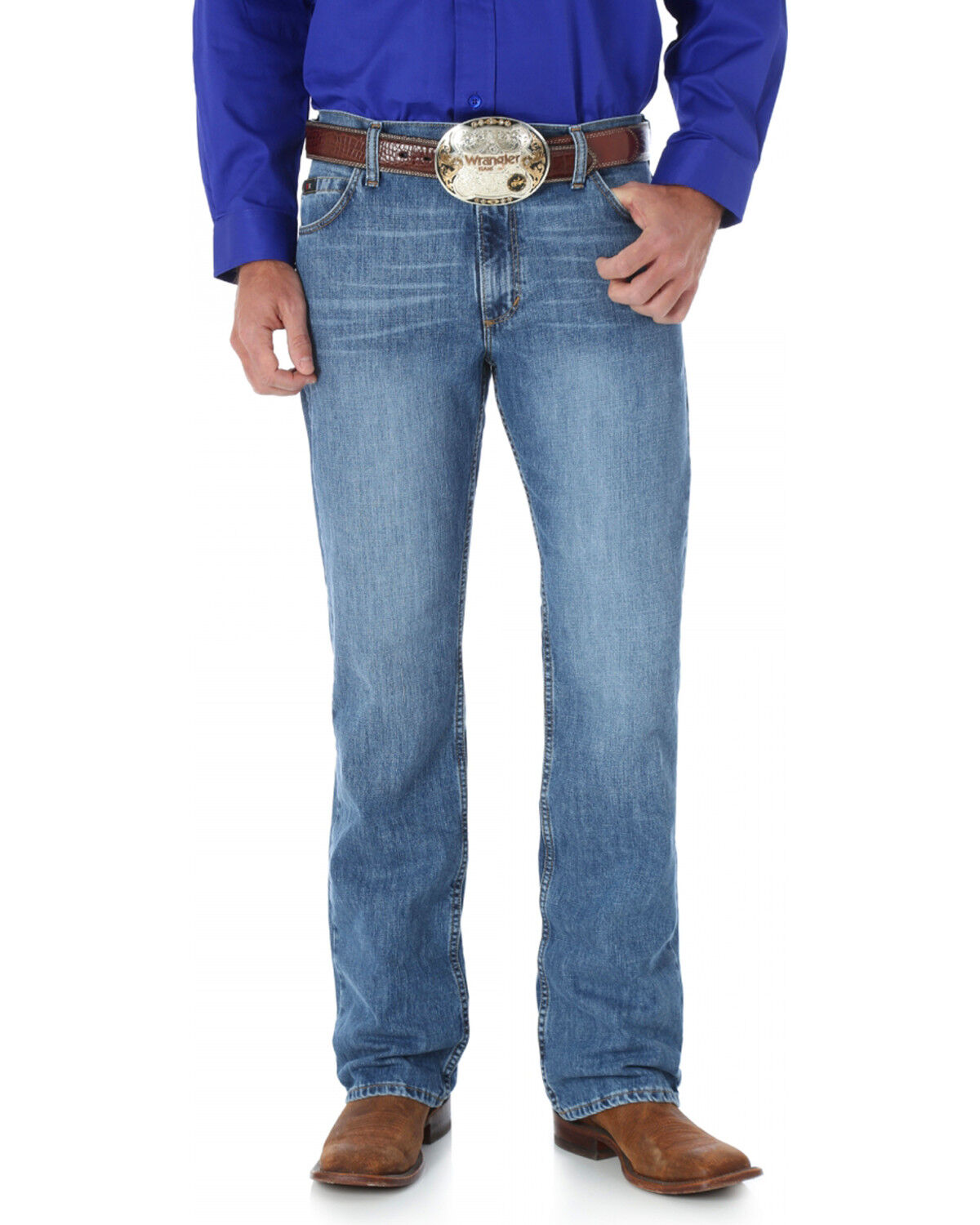 Image #3 - Wrangler 20X Men's Payson Slim Straight Leg Jeans, Denim, hi-res