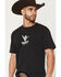 Image #2 - Sendero Provisions Men's Tranquilo Short Sleeve Graphic T-Shirt, Black, hi-res