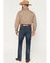 Image #3 - Wrangler Retro Men's 77MWZ Hoffman Dark Wash Slim Bootcut Stretch Denim Jeans, Dark Wash, hi-res