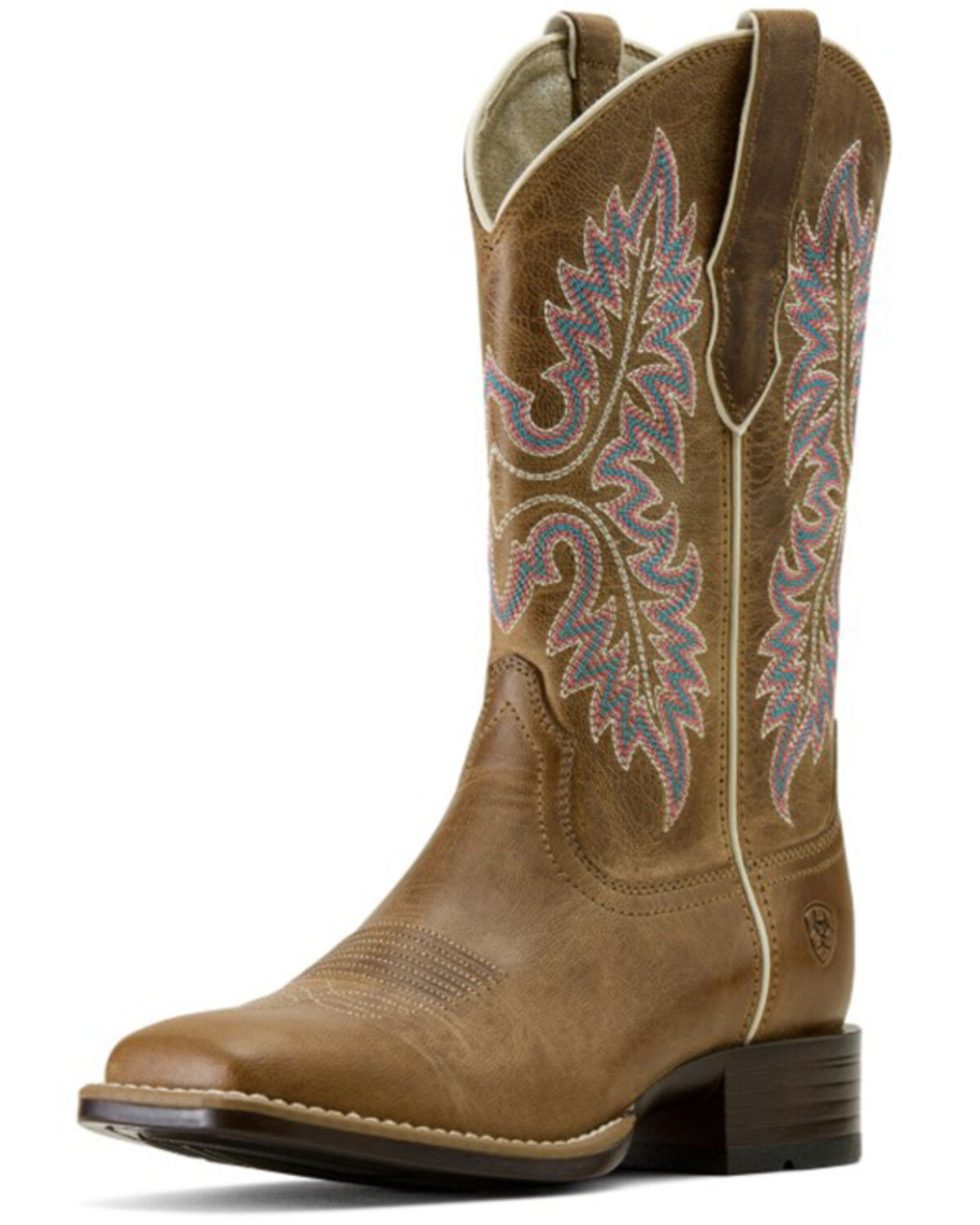 Image #2 - Ariat Women's Canyon Point Performance Western Boots - Broad Square Toe, Brown, hi-res