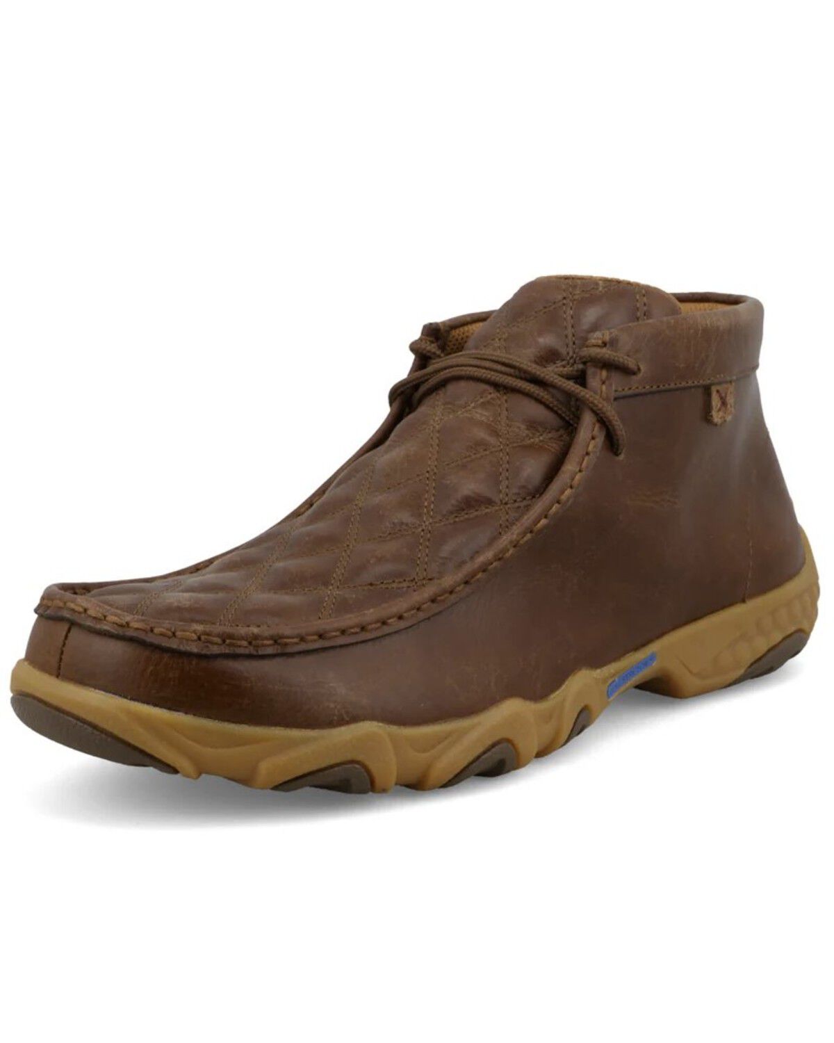 Image #2 - Twisted X Men's Chukka Driving Moccasin, Chestnut, hi-res