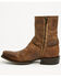 Image #3 - Moonshine Spirit&reg; Men's Pancho Harness Western Ankle Boots - Square Toe, Brown, hi-res