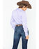Image #2 - Cinch Women's Striped Tencel Button-Down Core Western Long Sleeve Shirt, Purple, hi-res