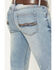 Image #4 - RANK 45&reg; Men's Rider-Flex Bunker Wash Ambush Slim Straight 4-Way Stretch Denim Jeans, Light Wash, hi-res