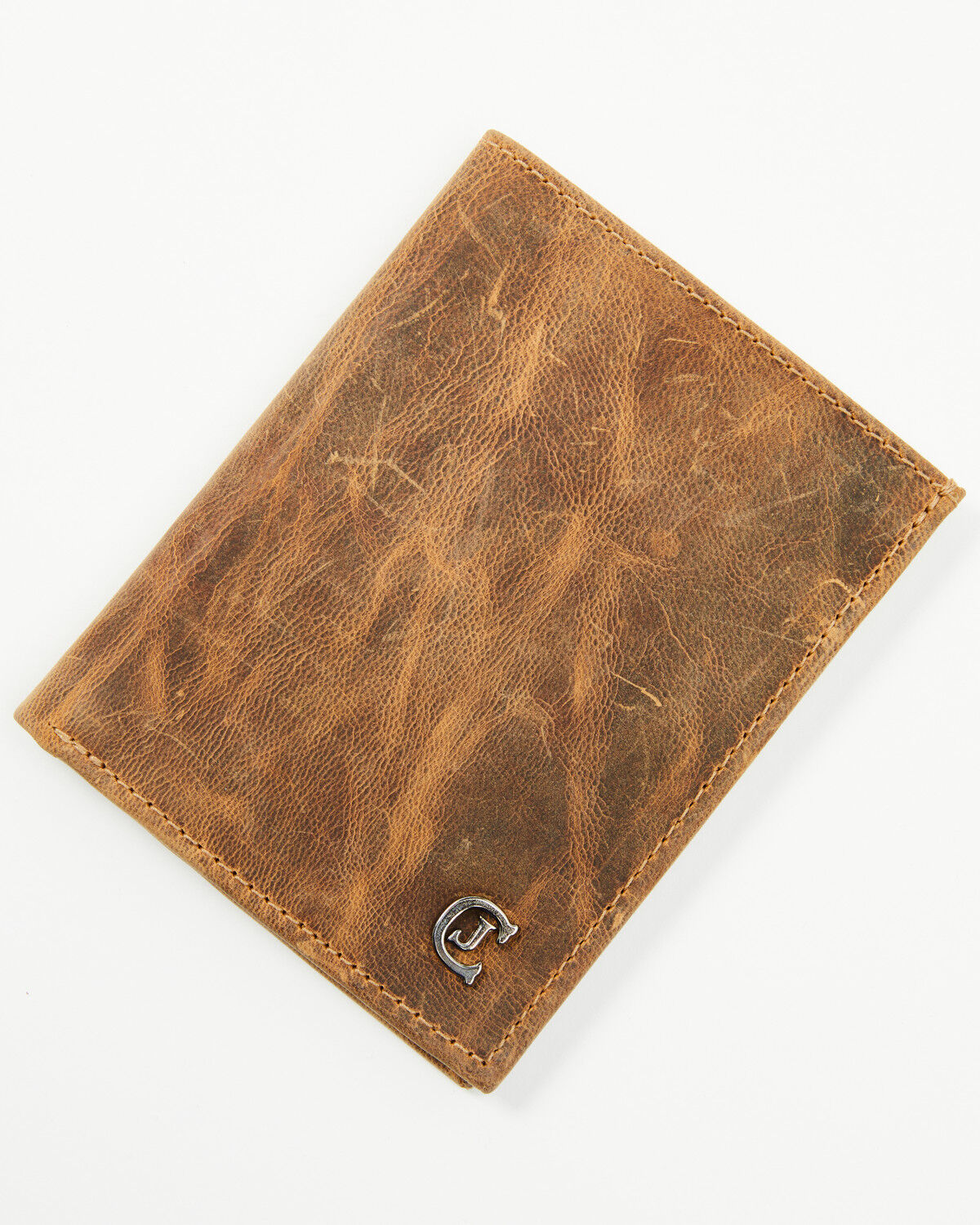 Image #1 - Cody James Black 1978&trade; Men's Chapman Smooth Leather Bifold Wallet, Distressed Brown, hi-res
