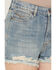 Image #2 - Kimes Ranch Women's Daisy High Rise Medium Wash Denim Shorts, Medium Wash, hi-res