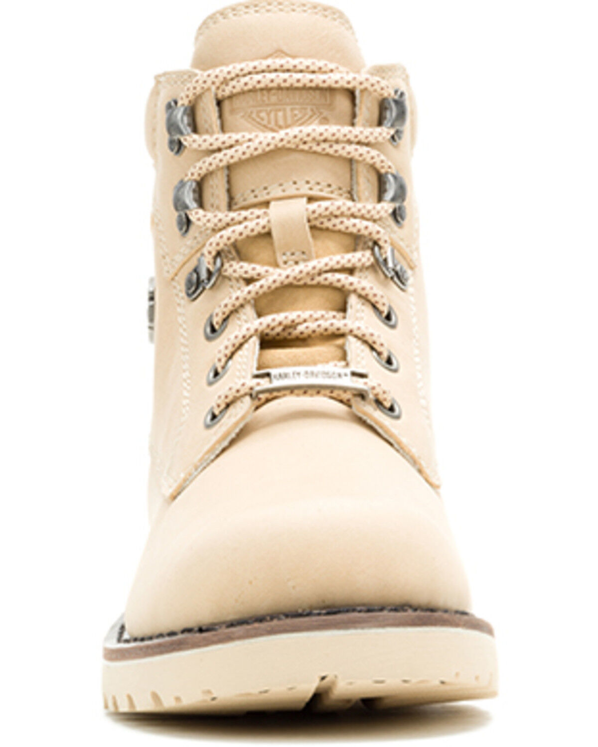 Image #5 - Harley Davidson Women's 5.5" Badlands Motorcycle Boots - Round Toe, Sand, hi-res