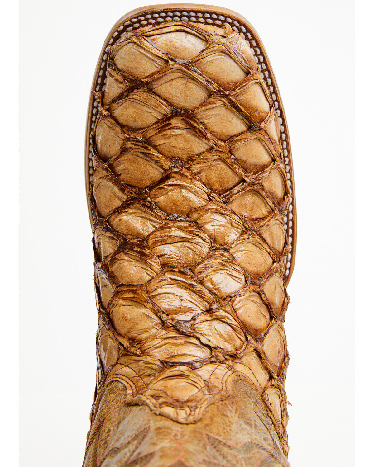 Image #6 - Cody James Men's Pirarucu Exotic Boots - Broad Square Toe, Brown, hi-res