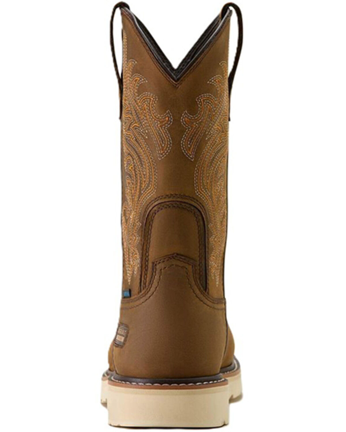 Image #3 - Ariat Men's Activator Argo Waterproof Pull-On Work Boots - Composite Toe, Brown, hi-res