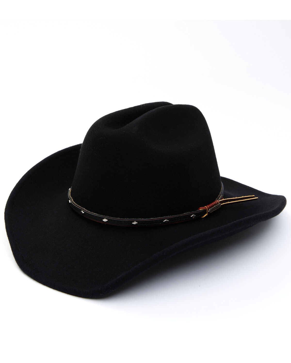 Image #1 - Cody James Wool Felt Cowboy Hat, Black, hi-res