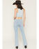 Image #1 - 7 For All Mankind Women's Bloom Light Wash Mid Rise Tailorless Dojo Trouser Stretch Denim Jeans, Light Wash, hi-res