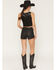 Image #3 - Idyllwind Women's Ellie High Rise Concho Trim Coated Shorts, Black, hi-res