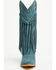 Image #4 - Idyllwind Women's Sterling Suede Fringe Western Boots - Snip Toe, Blue, hi-res