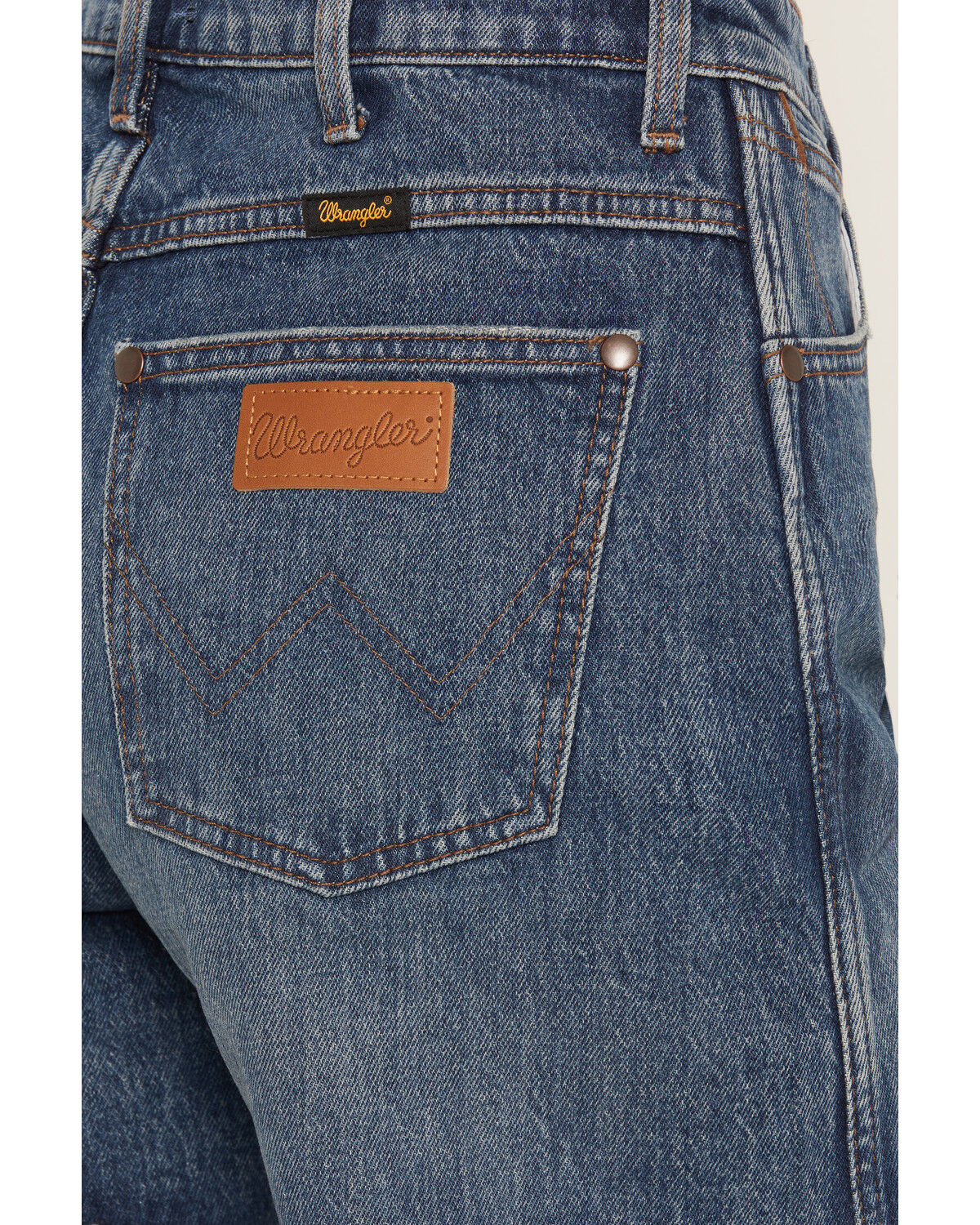Image #4 - Wrangler Women's High Rise Dark Wash Summer Stretch Denim Jeans, Charcoal, hi-res