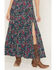 Image #3 - Idyllwind Women's Soleil Floral Side Slit Maxi Skirt, Black, hi-res