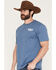 Image #3 - Jedco Men's Red, White & Busch Light Short Sleeve Graphic T-Shirt, Blue, hi-res