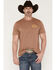 Image #2 - Sendero Provisions Men's Cowpoke Short Sleeve Graphic T-Shirt, Lt Brown, hi-res