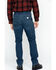 Image #3 - Carhartt Men's Rugged Flex&reg; Full Swing Relaxed Fit Dungaree Jeans, Dark Blue, hi-res