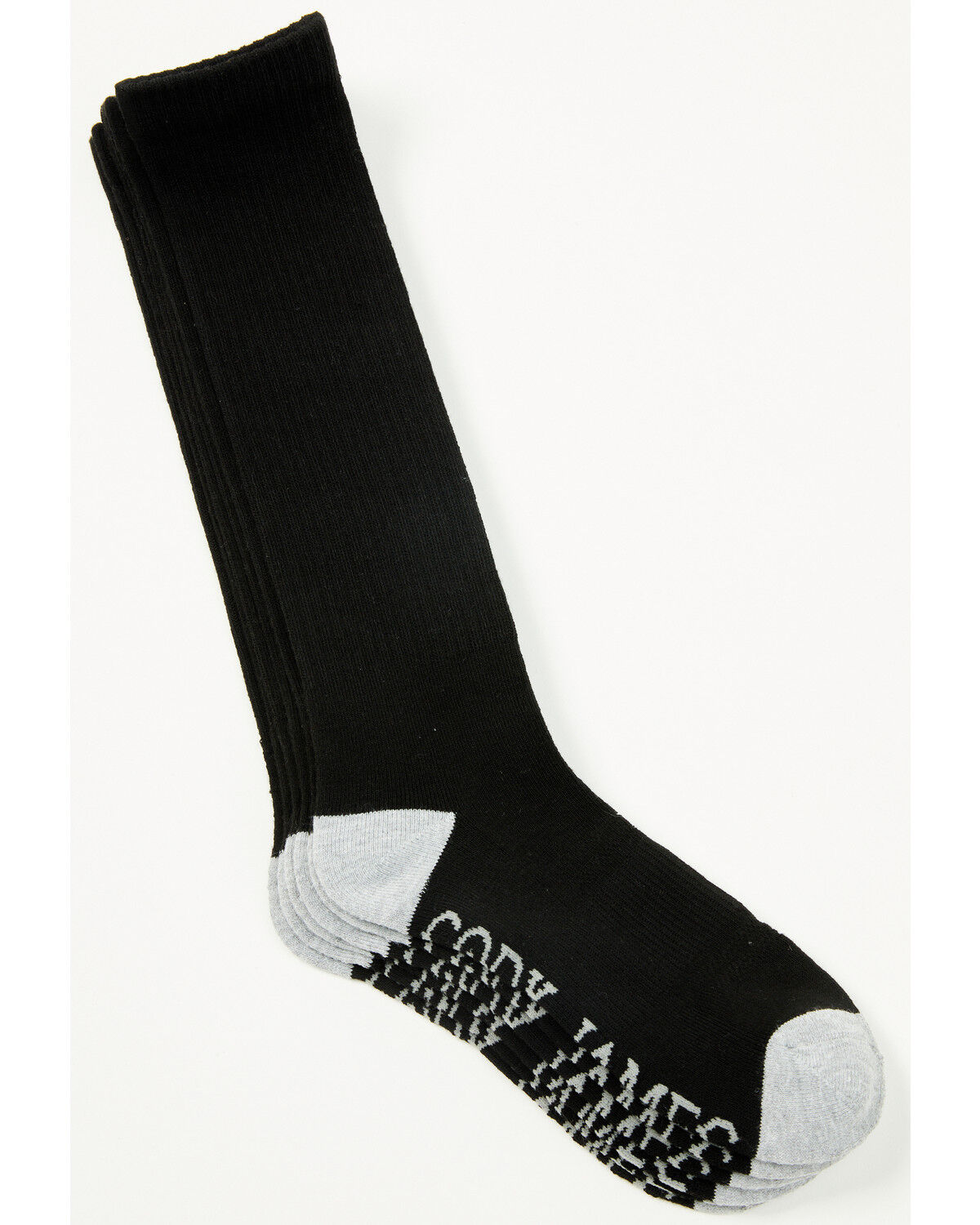 Image #1 - Cody James Men's Over The Calf Socks - 3 Pack, Black, hi-res