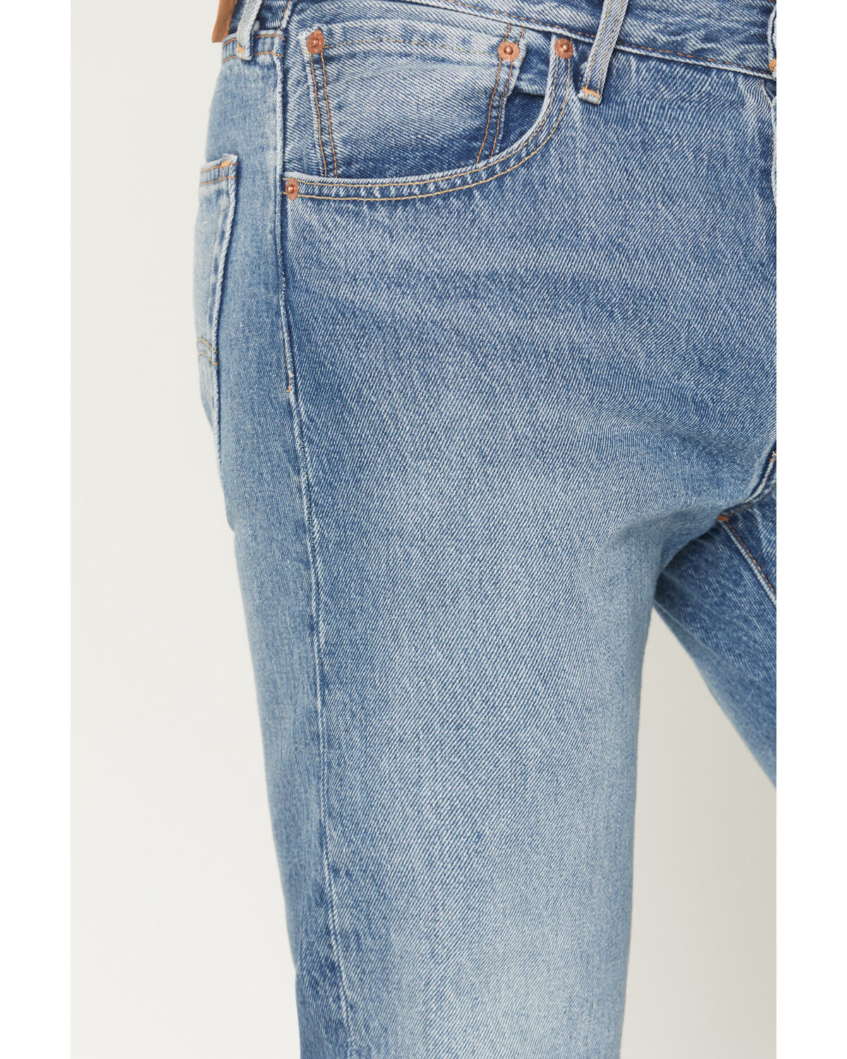 Image #2 - Levi's Men's 501&reg; Road Work Medium Wash Relaxed Straight Rigid Denim Jeans, Medium Wash, hi-res