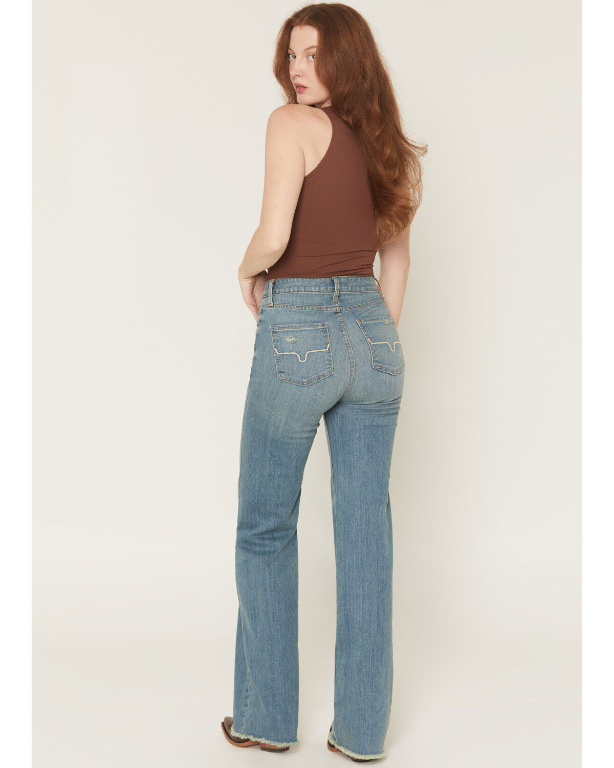 Image #3 - Kimes Ranch Women's Olivia Medium Wash High Rise Wide Leg Jeans, Medium Wash, hi-res