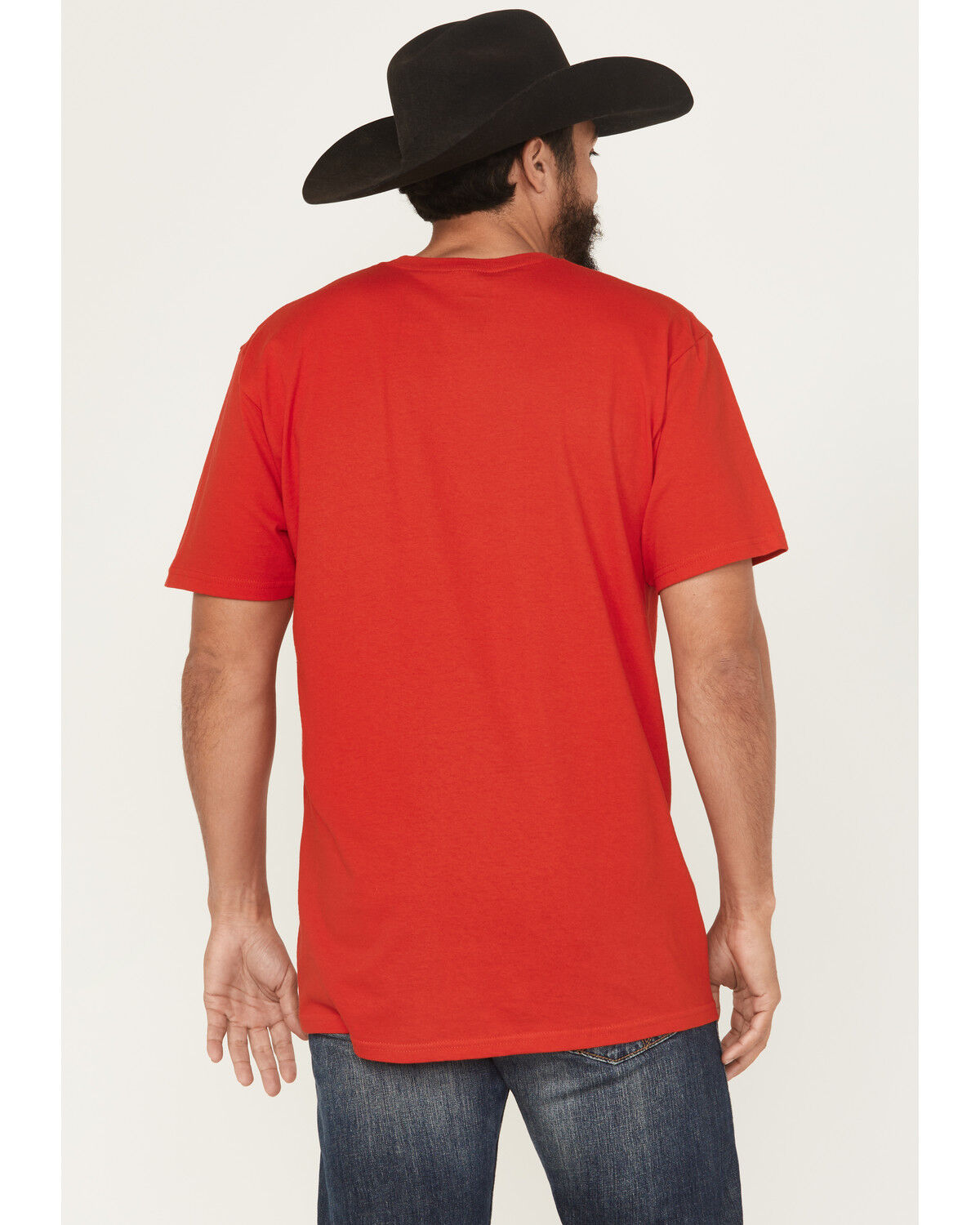 Image #4 - Cinch Men's Cinch Jean Short Sleeve Graphic T-Shirt, Red, hi-res