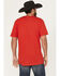 Image #4 - Cinch Men's Cinch Jean Short Sleeve Graphic T-Shirt, Red, hi-res