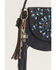 Image #1 - Shyanne Mix Metal Fringe Tassel Bag Charm, Black, hi-res