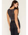 Image #4 - Youth In Revolt Women's Midnight Mesh Tank Top, Black, hi-res