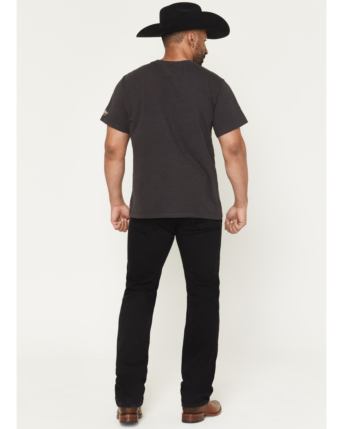 Image #3 - Levi&rsquo;s Men&rsquo;s 557 Run The Road Rinse Black Western Straight Denim Jeans, Black, hi-res