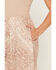 Image #2 - Angie Women's Geo Print Wide Leg Pants, Tan, hi-res