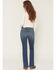 Image #3 - Shyanne Women's Archer Medium Wash Lune High Rise Flare Stretch Denim Jeans, Medium Wash, hi-res