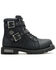 Image #2 - Harley Davidson Men's Ironblaze Motorcycle Boots - Round Toe, Black, hi-res