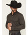 Image #2 - Cody James Black 1978&reg; Men's Cluny Tonal Striped Long Sleeve Button-Down Western Shirt, Charcoal, hi-res
