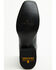 Image #7 - Dan Post Men's Remington Tall Western Boots - Square Toe, Black, hi-res