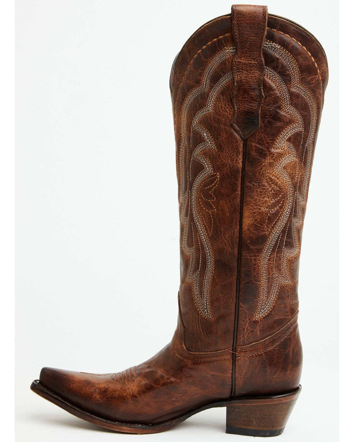 Image #3 - Circle G Women's Shedron Tall Western Boots - Snip Toe, Brown, hi-res