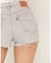 Image #4 - Levi's Women's 501&reg; Original Light Wash High Rise Stretch Denim Shorts, Light Wash, hi-res