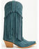 Image #2 - Idyllwind Women's Sterling Suede Fringe Western Boots - Snip Toe, Blue, hi-res