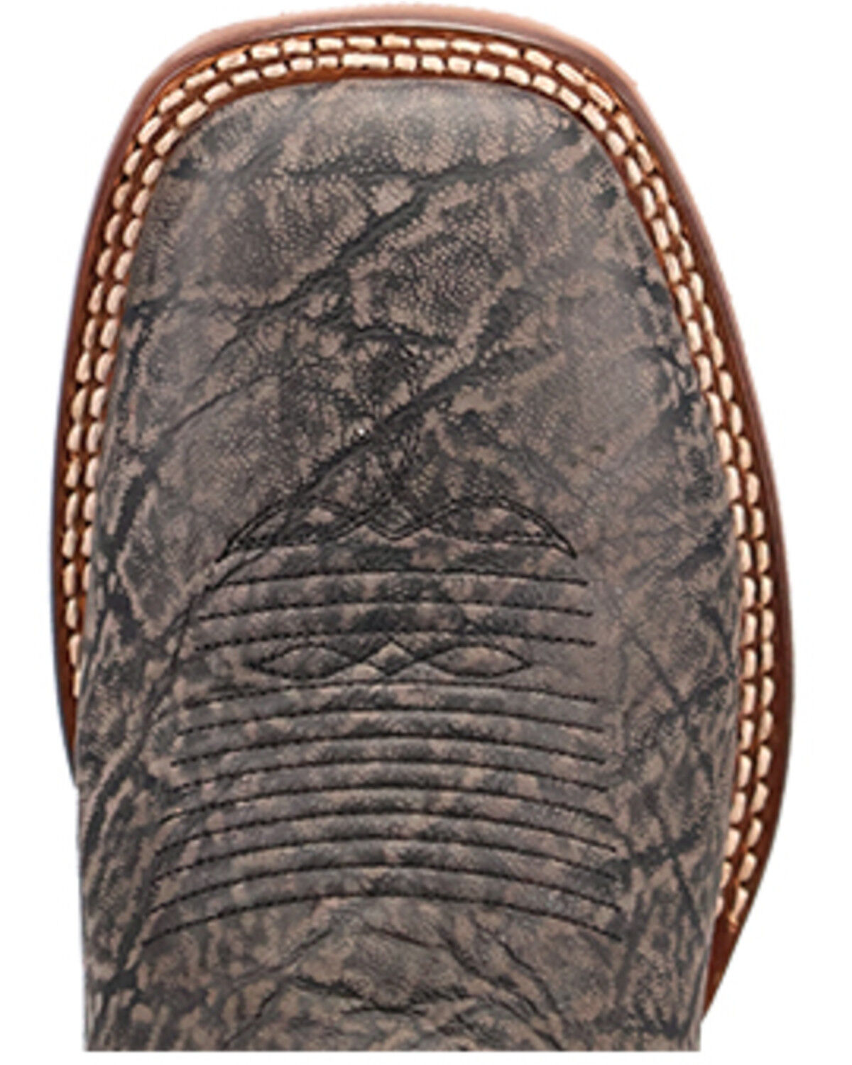 Image #6 - Dan Post Men's Elephant Print Performance Western Boots - Broad Square Toe, Black, hi-res