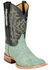Image #1 - Tony Lama Men's Exotic Full Quill Ostrich Carlos Western Boots - Broad Square Toe, Green, hi-res