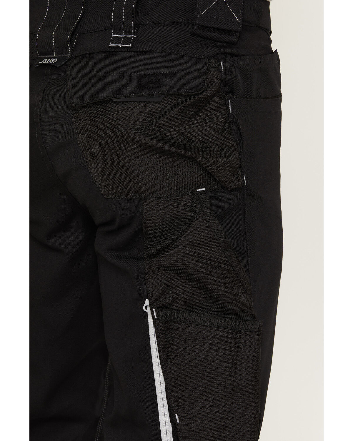 Image #4 - Strauss Men's E.S. Motion 2020 Cargo Work Pants, Black, hi-res