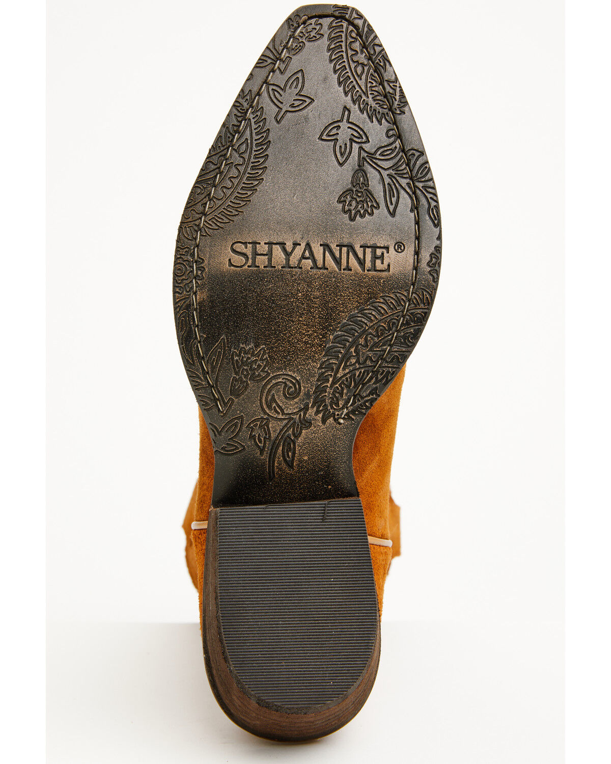 Image #8 - Shyanne Women's Ricki Suede Booties - Snip Toe, Rust Copper, hi-res