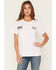 Image #2 - Cowgirl Up Women's Cowgirl State Of Mind Short Sleeve Graphic Tee, White, hi-res