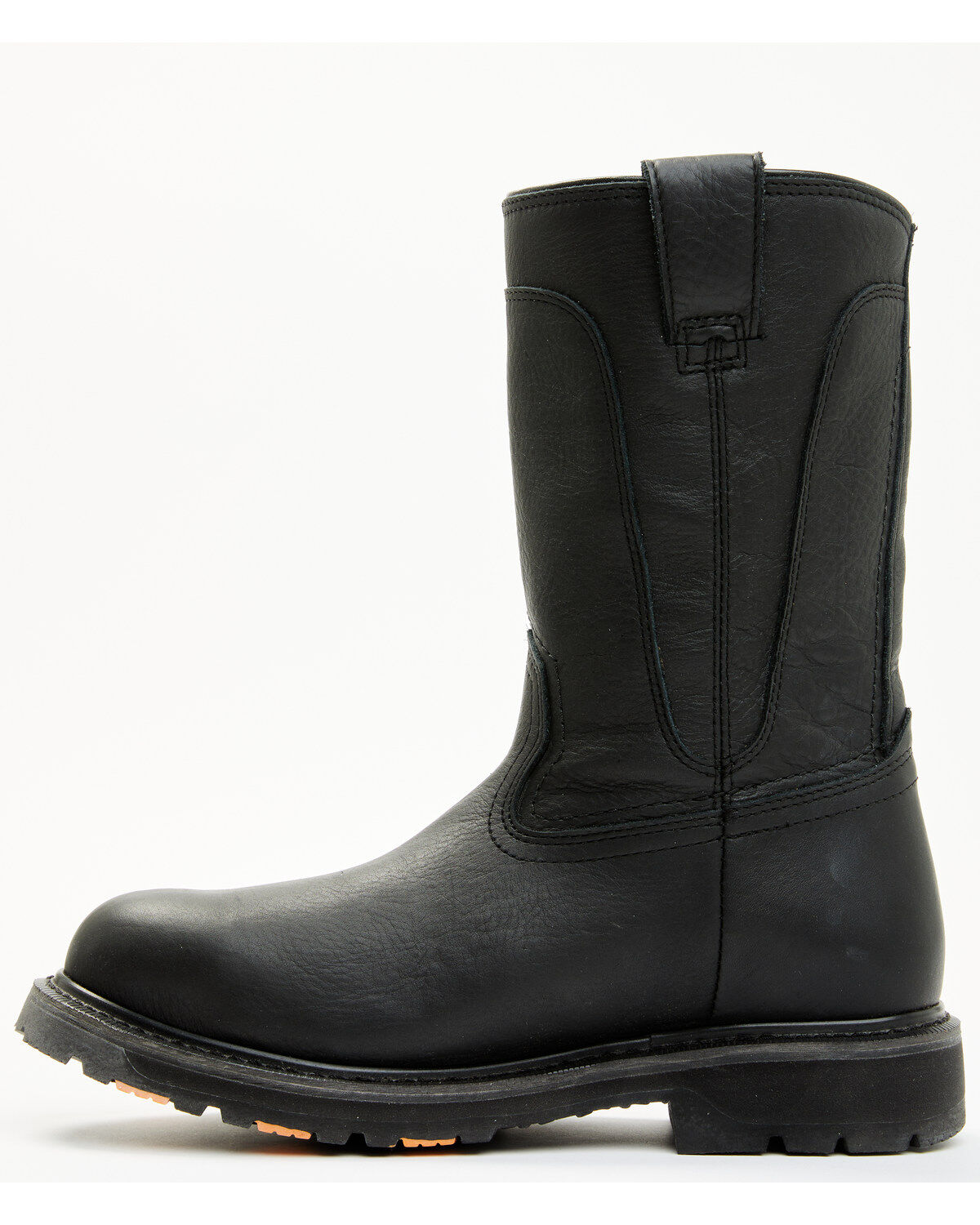 Image #3 - Hawx Men's 11" Industrial Wellington Work Boots - Composite Toe, Black, hi-res