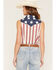 Image #4 - Rock & Roll Denim Women's Americana Sleeveless Snap Stretch Western Shirt, Multi, hi-res