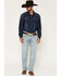 Image #1 - Cinch Men's White Label Light Wash Relaxed Straight Leg Stretch Denim Jeans, Light Wash, hi-res