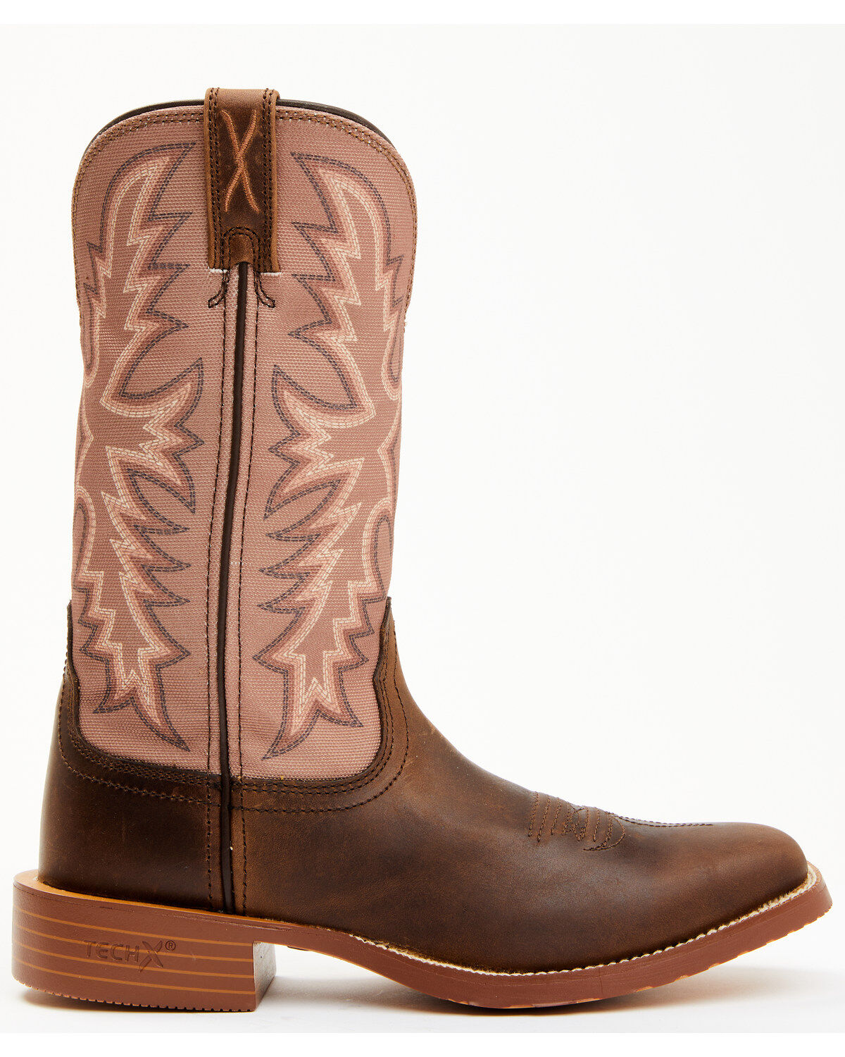 Image #2 - Twisted X Women's 11" Tech X&trade; Performance Western Boots - Broad Square Toe, Brown, hi-res