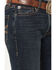 Image #2 - Hooey by Rock Men's Dark Wash Double Barrel Stackable Bootcut Denim Jeans, Dark Wash, hi-res